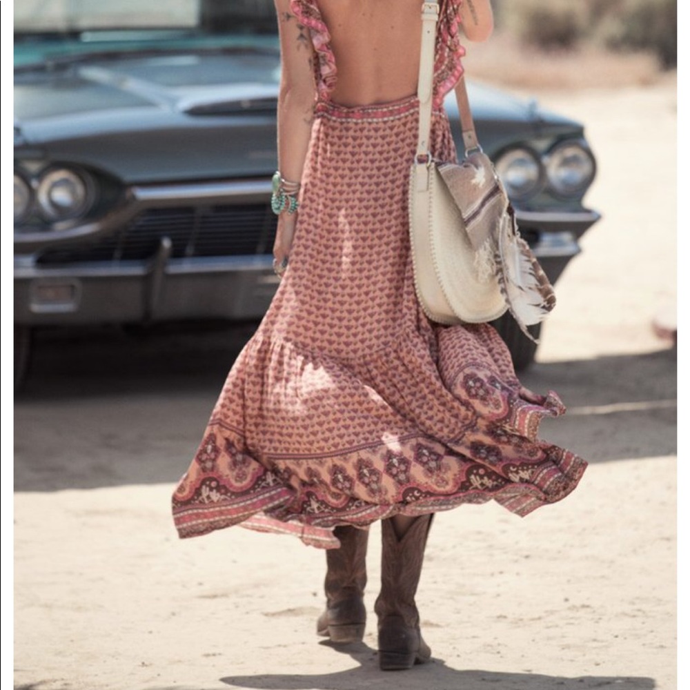 Spell and the Gypsy Sunset Road Frills Dress XS - Picture 3 of 5